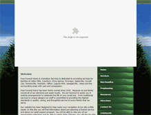 Tablet Screenshot of fossfuneralhome.com
